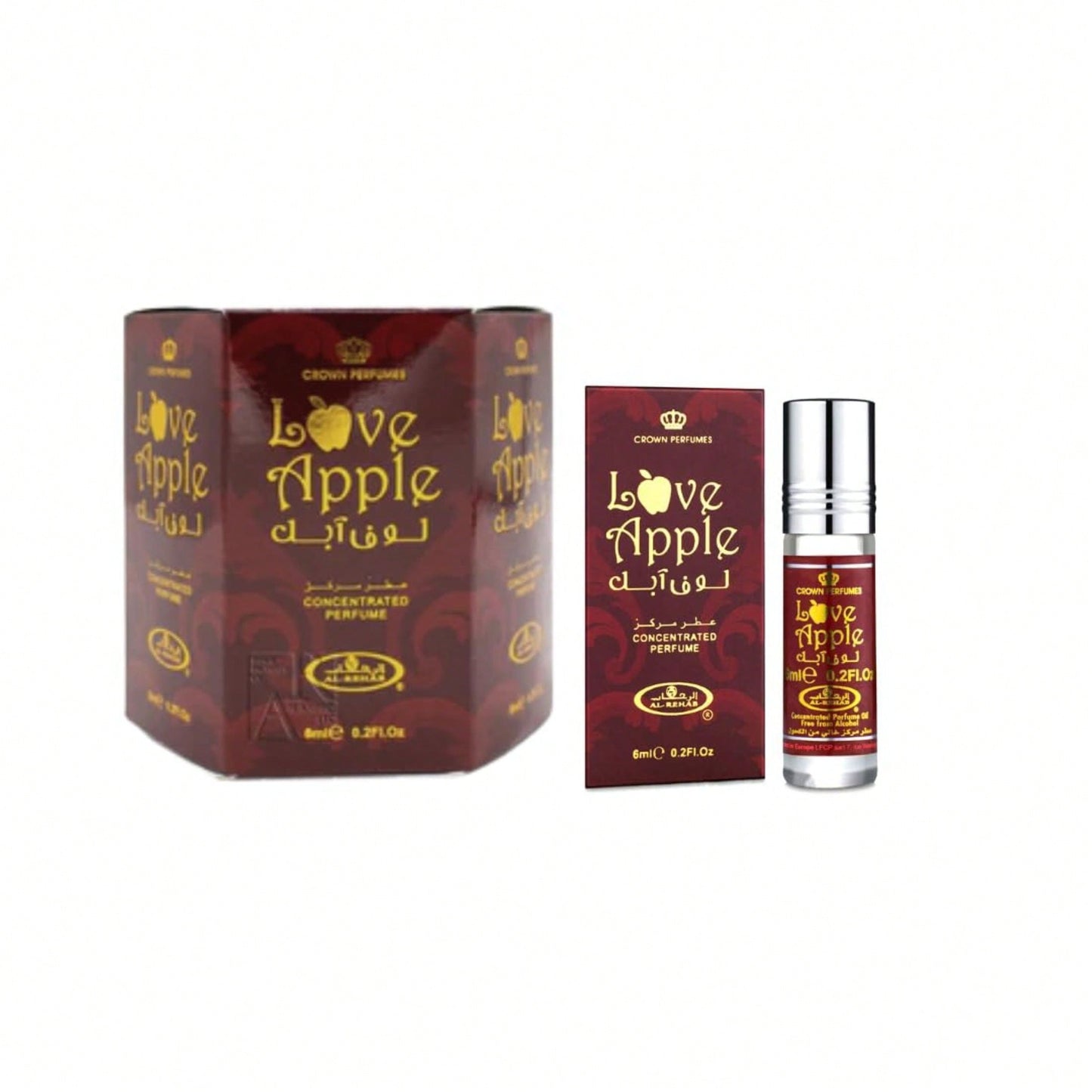 Al Rehab Love Apple Concentrated Perfume Oil 0.2oz
