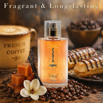 Al-Rehab Perfume Spray Bundle Choco Musk, Tooty Musk, and French Coffee 50ml