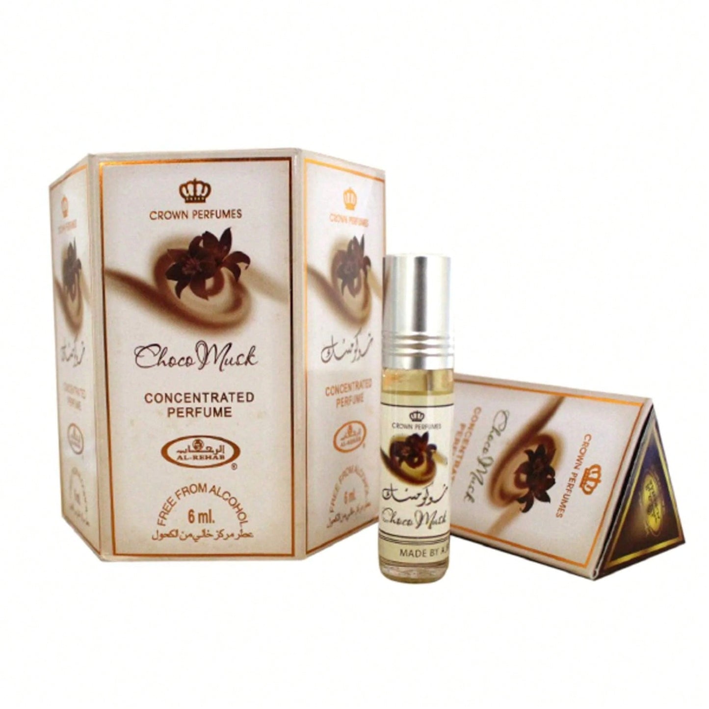 Al Rehab Choco Musk Concentrated Perfume Oil 0.2oz