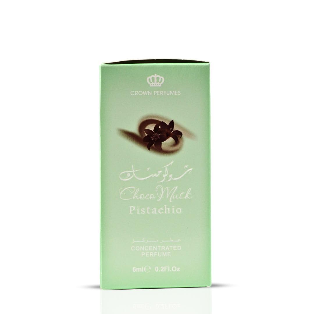 Al Rehab Choco Musk Pistachio Concentrated Perfume Oil 0.2oz