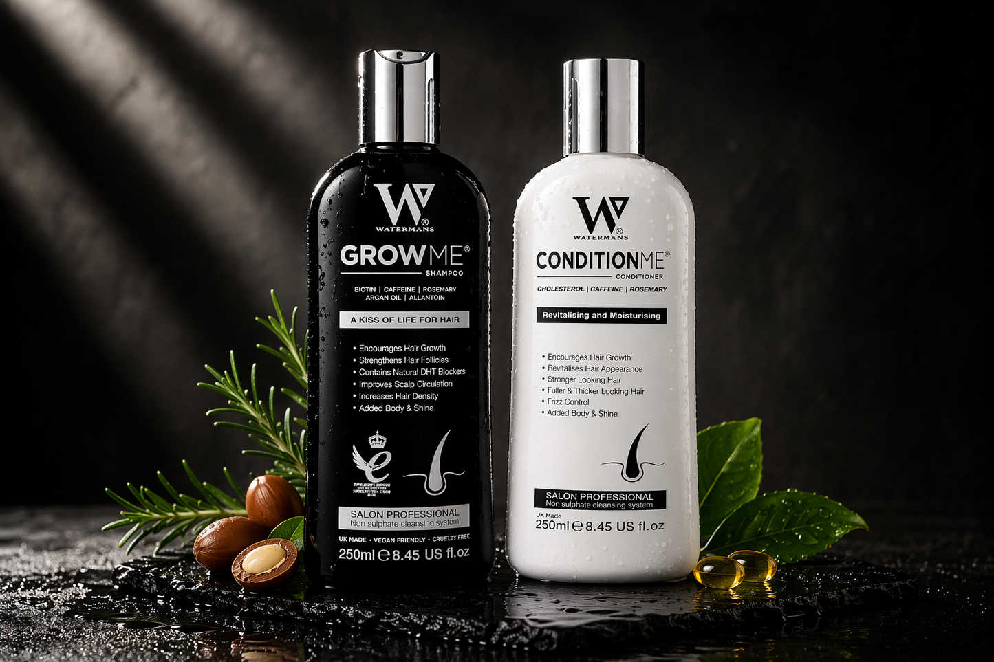 Watermans Grow Me® Hair Growth Shampoo & Conditioner Set